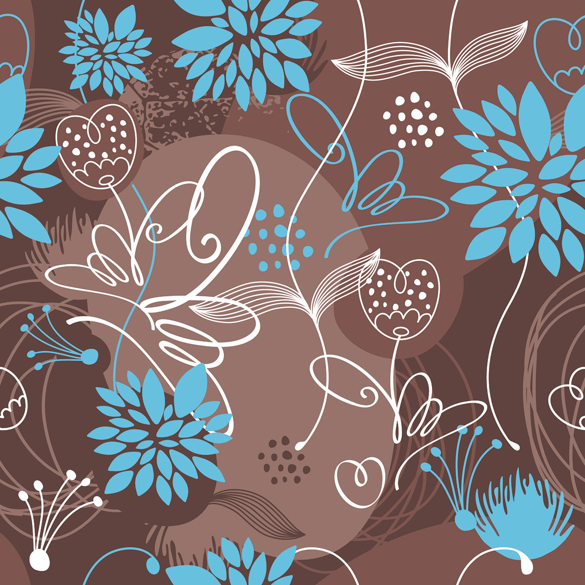 "Seamless Floral Elegance: A Pattern of Natural Beauty."