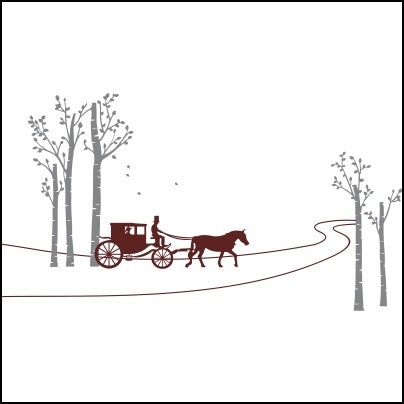 0411-Coachman On A Horse-drawn Carriage