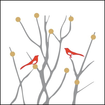 0419-Birds On Spotted Branches