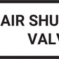 Air Shut-Off Valve