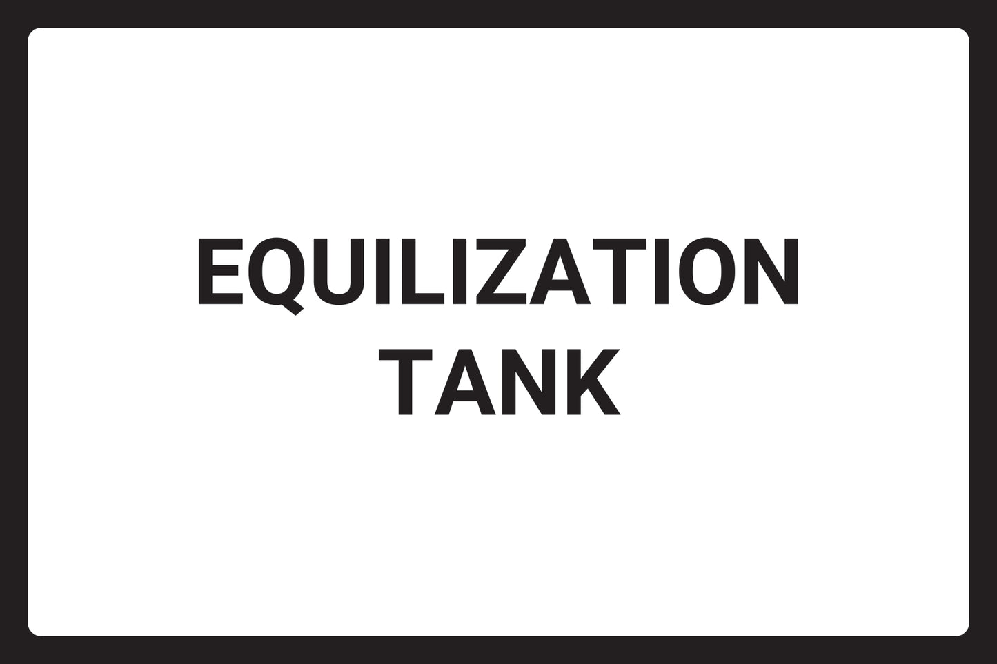 Equilization Tank