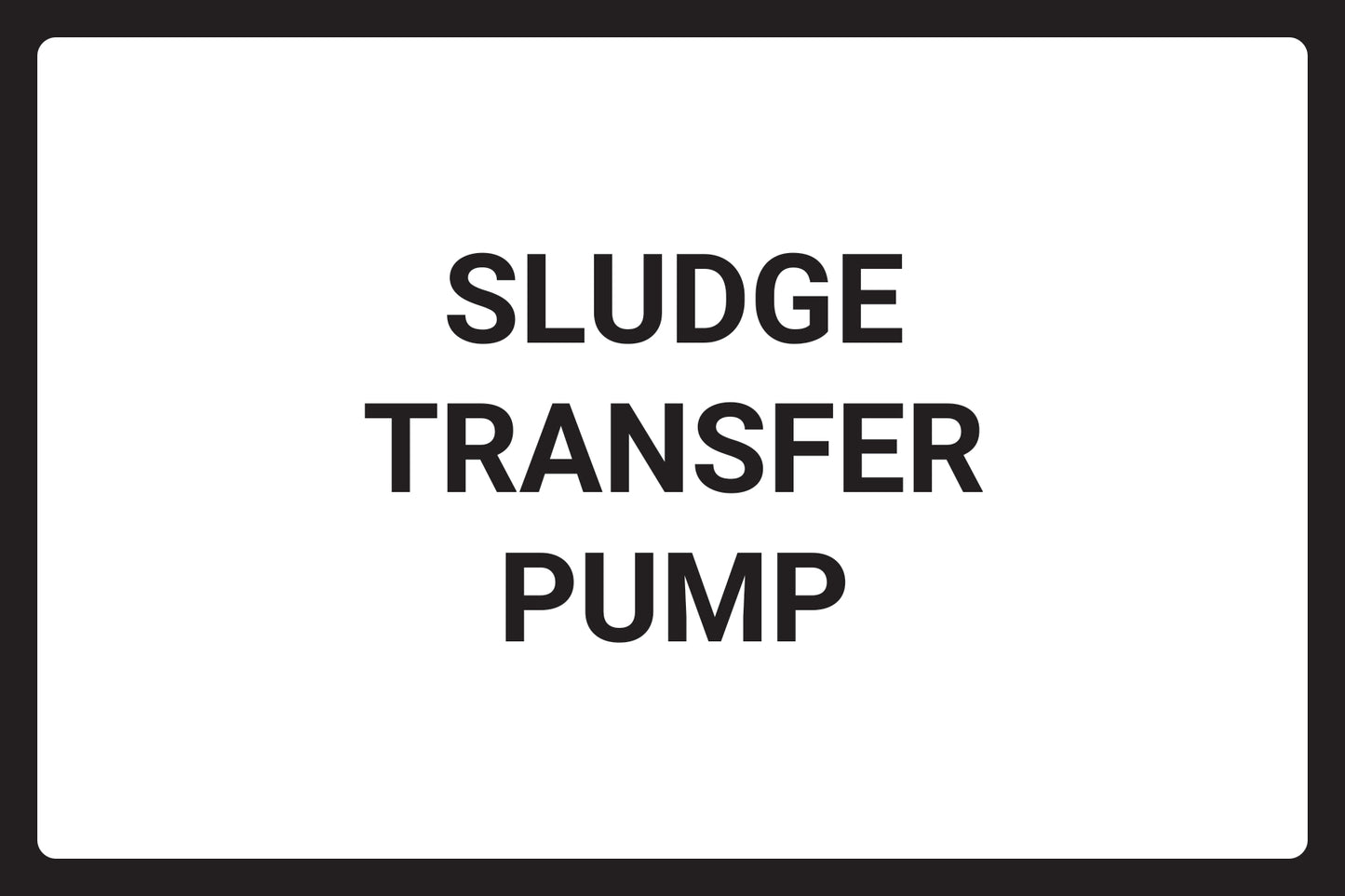 Sludge Transfer Pump