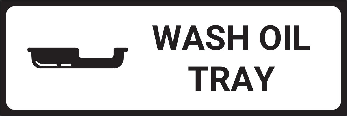 Wash Oil Tray