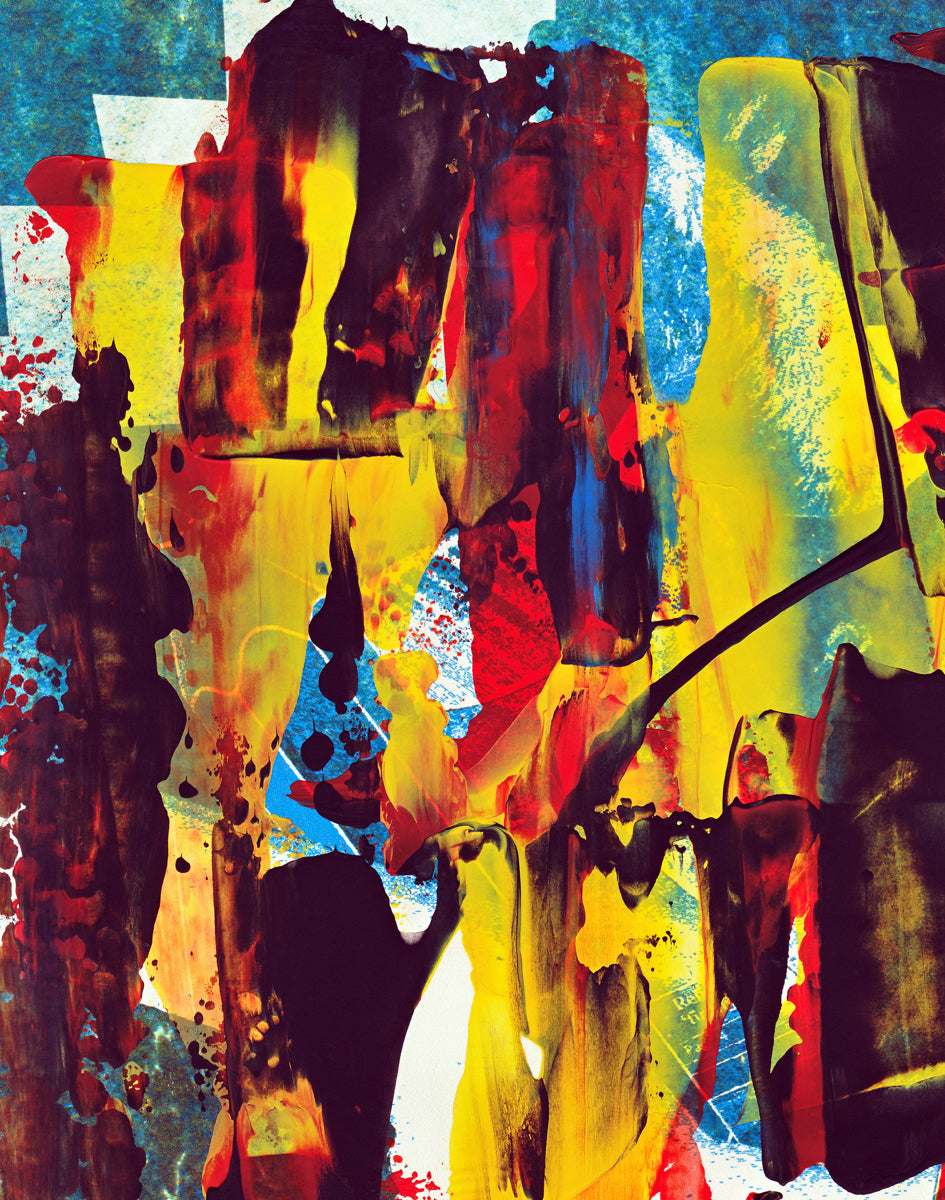 Abstract Color Blocks – Expressive Modern Art Visual