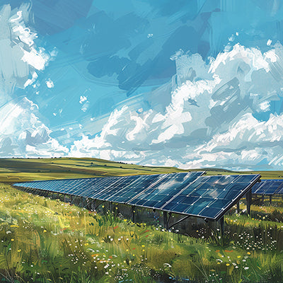 Solar Farm in Bloom