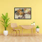 "Capturing Autumn's Splendor: Digital Watercolor Painting of Yellow Leaves."