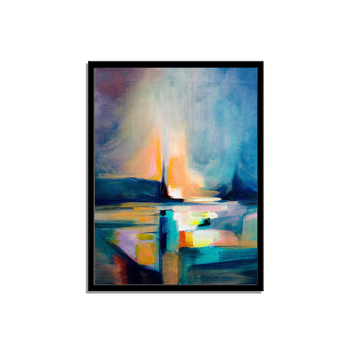 "Abstract Oil Texture: Canvas Transformed with Artistry."