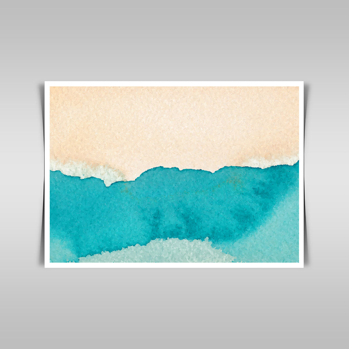 "Abstract Watercolor Beauty: Hand-Painted Expressions on Canvas."