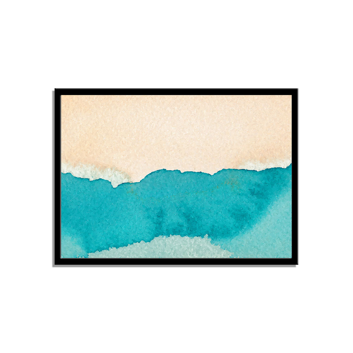 "Abstract Watercolor Beauty: Hand-Painted Expressions on Canvas."