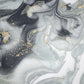 "Embracing Natural Luxury: Ancient Oriental Drawing with Pastel Tones and Marbleized Effect."