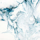 "Blue Abstract Canvas: Close-Up of Contemporary Hand-Painted Brush Strokes."