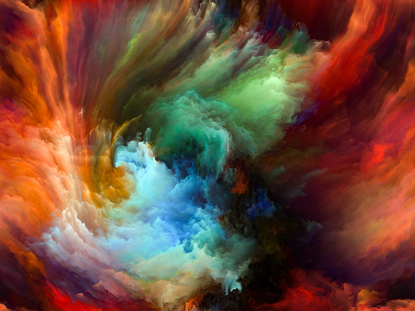 "Color Flow Series: Streams of Digital Paint Expressing Music, Creativity, and Art."