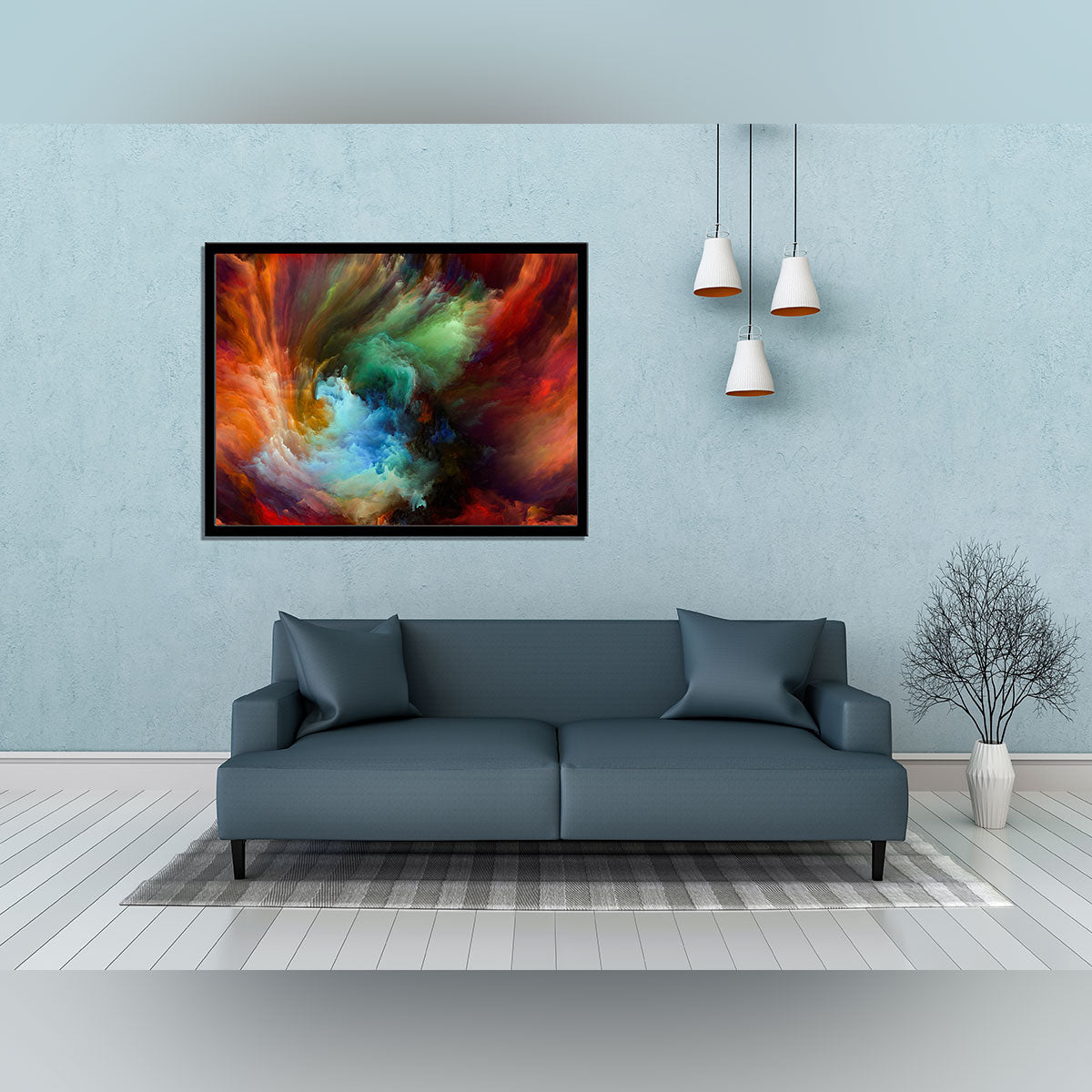 "Color Flow Series: Streams of Digital Paint Expressing Music, Creativity, and Art."