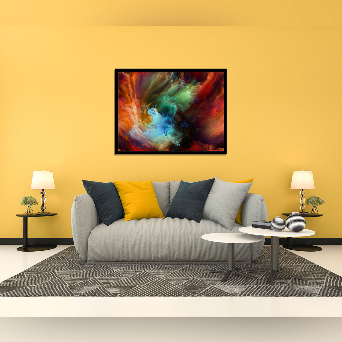 "Color Flow Series: Streams of Digital Paint Expressing Music, Creativity, and Art."