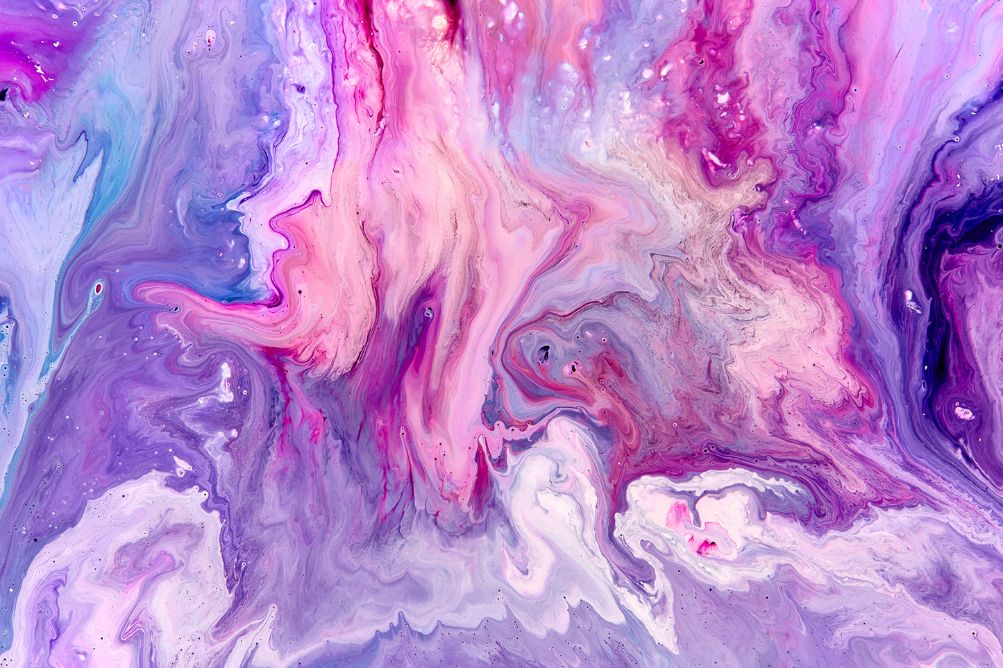 "Purple Abstraction: Acrylic Texture with Marbled Elegance."