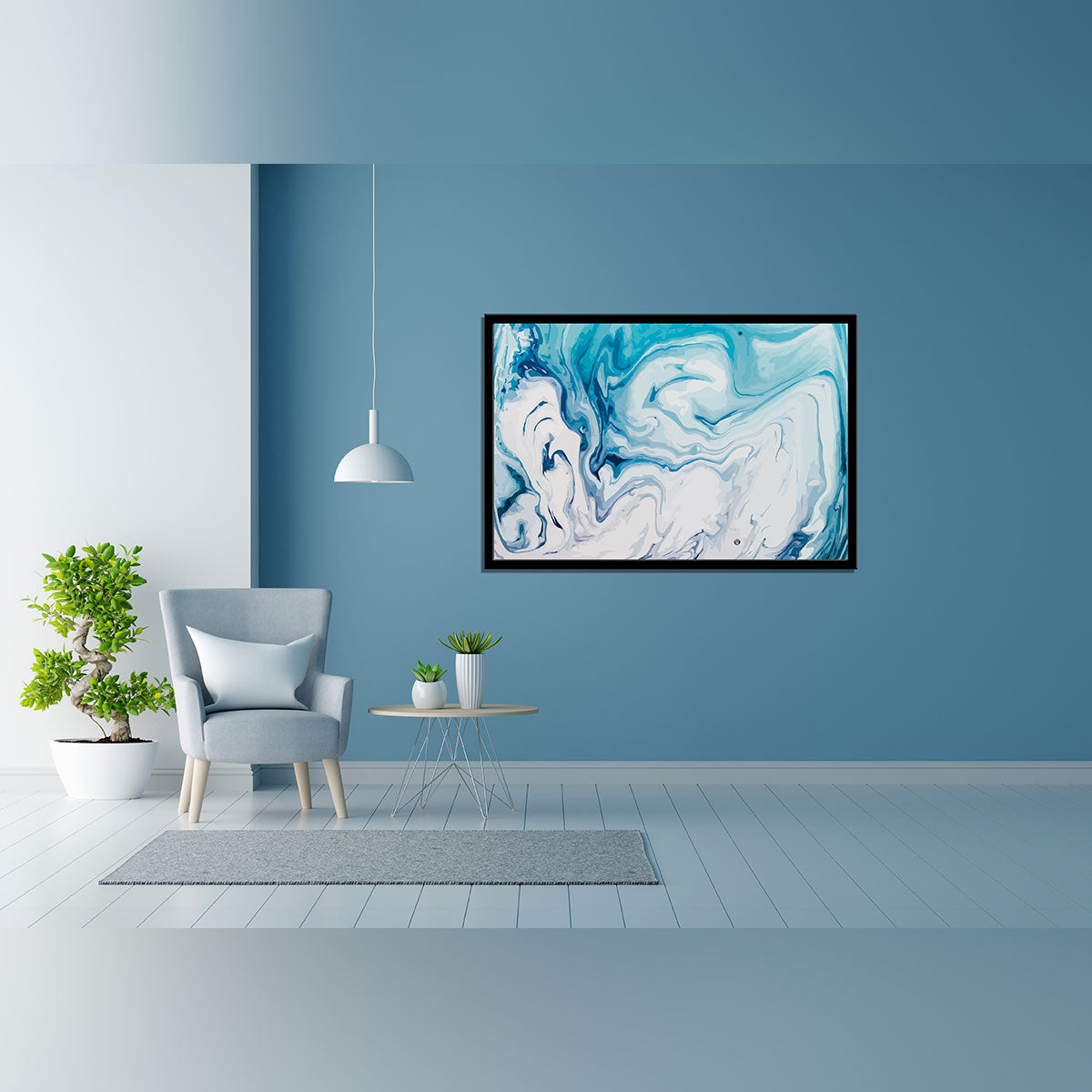 "Modern Marble Effect: Abstract Painting for Trendy Design Backgrounds."