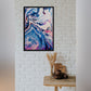 "Contemporary Marble Art: Abstract Painting for Versatile Design Uses."