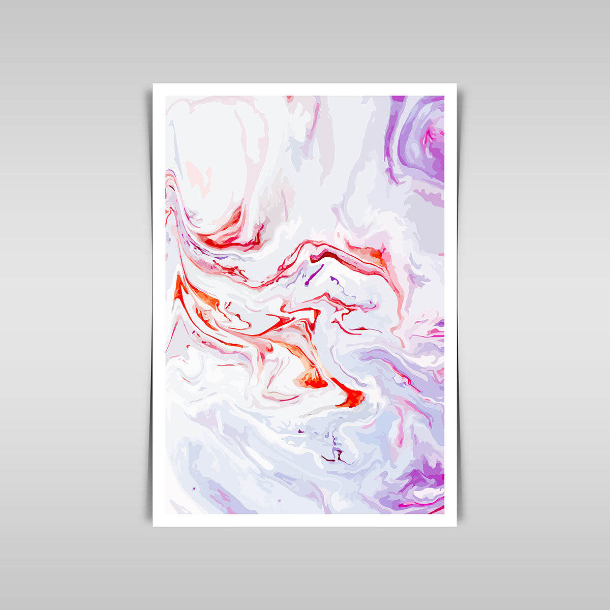 "Marble-Inspired Modern Art: Abstract Painting for Versatile Design Applications."