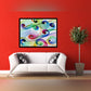 "Abstract Colorful Pattern Art: A Captivating Graphic Background."