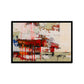 "Abstract Oil Painting: Hand-Drawn Colorful Canvas with Modern Brushstroke."