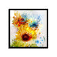 "Expressive Sunflowers: A Watercolor Painting Bursting with Life."