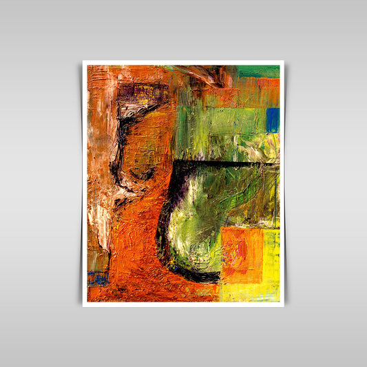 "Captivating Original Abstract Oil Painting on Canvas: A Visual Masterpiece."