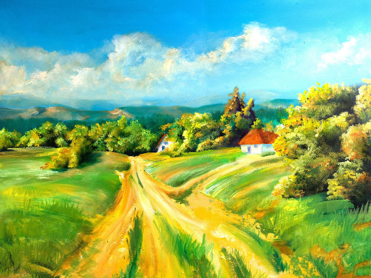 "Summer Landscapes in Oil: Capturing the Beauty of the Season."