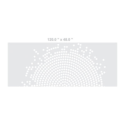 Abstract Circular Dot Pattern on Grey Background