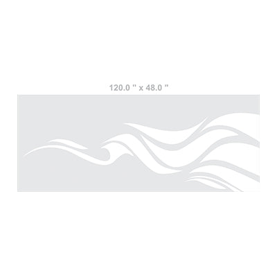 Abstract Flowing Lines on Grey Background