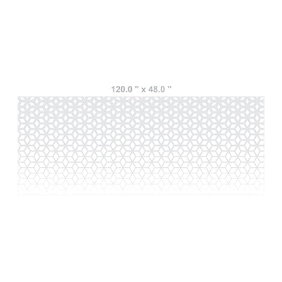 Gradient Hexagonal Mesh Pattern on Grey Background