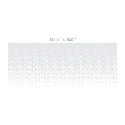 Gradient Floral Mesh Pattern on Grey Background