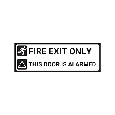 Fire Exit Only