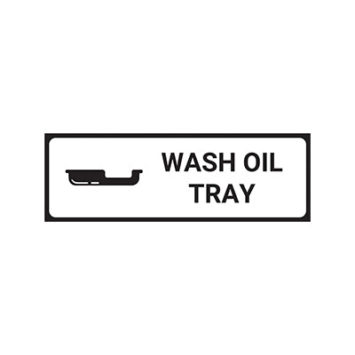 Wash Oil Tray