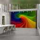 Rainbow Spiral Abstraction