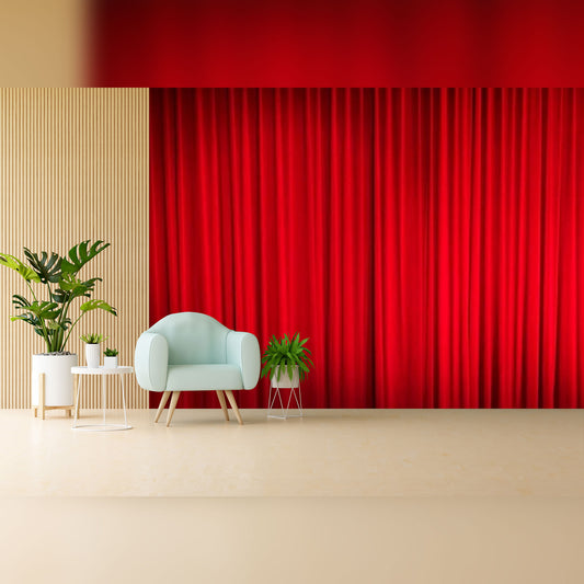 Red Velvet Theater Curtain