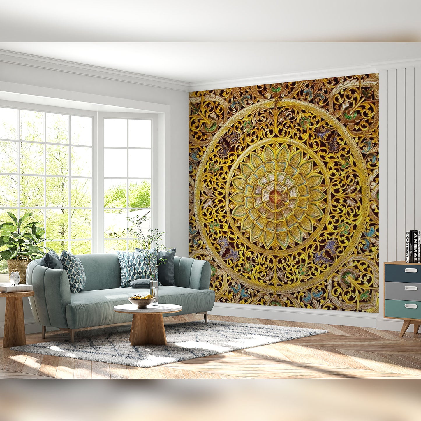 Golden Mandala Intricacy