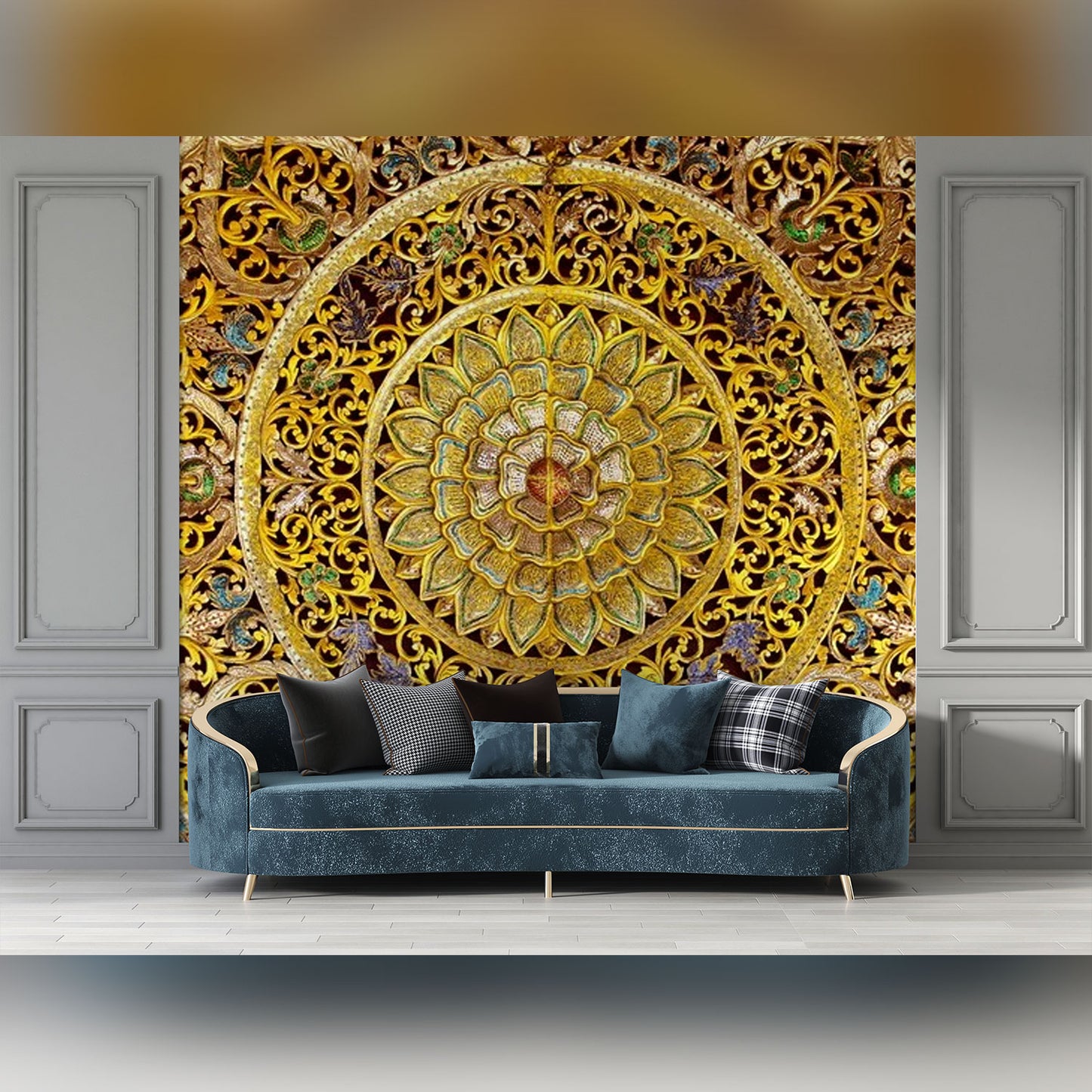 Golden Mandala Intricacy