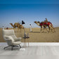 Camel Caravan in the Desert