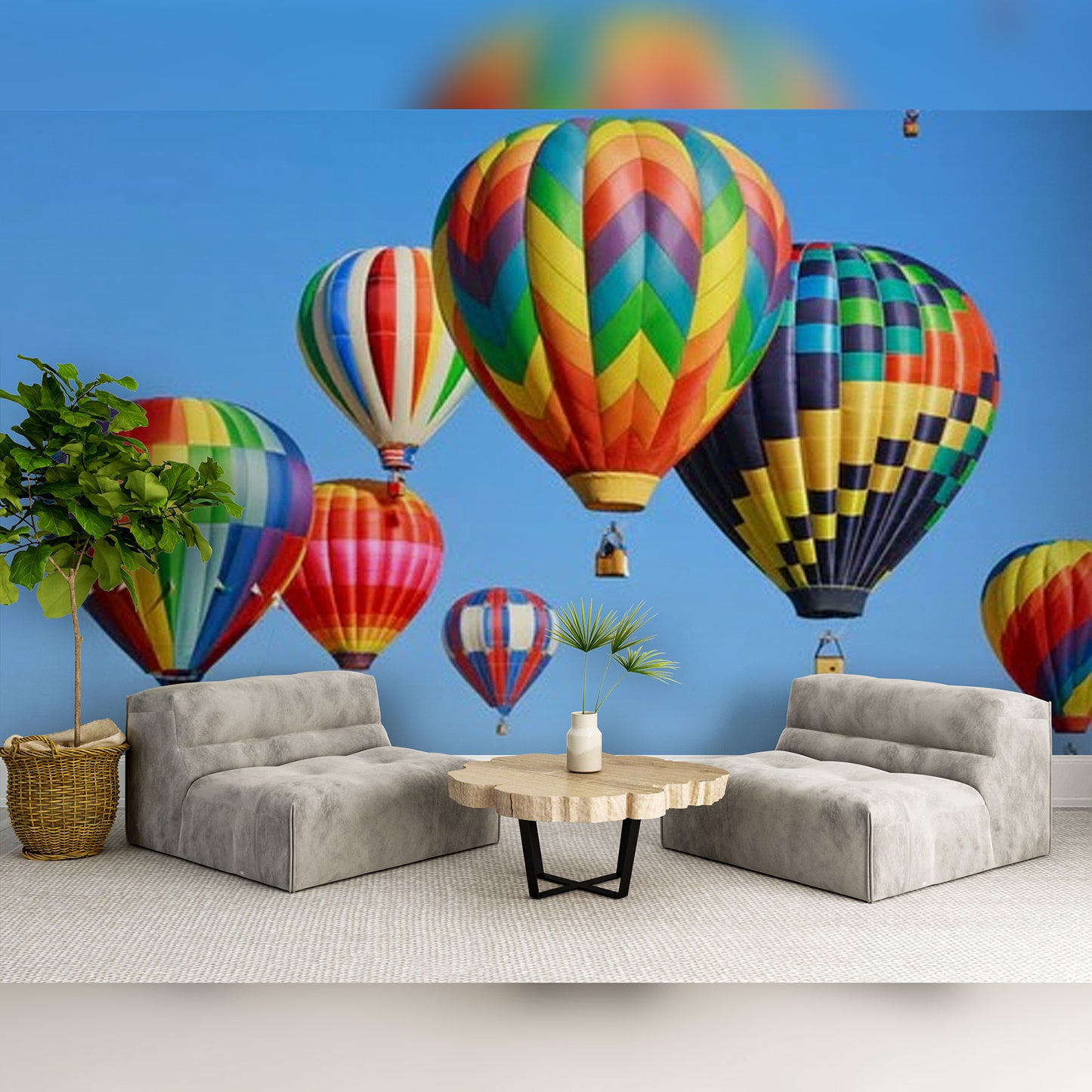 Vibrant Hot Air Balloon Festival