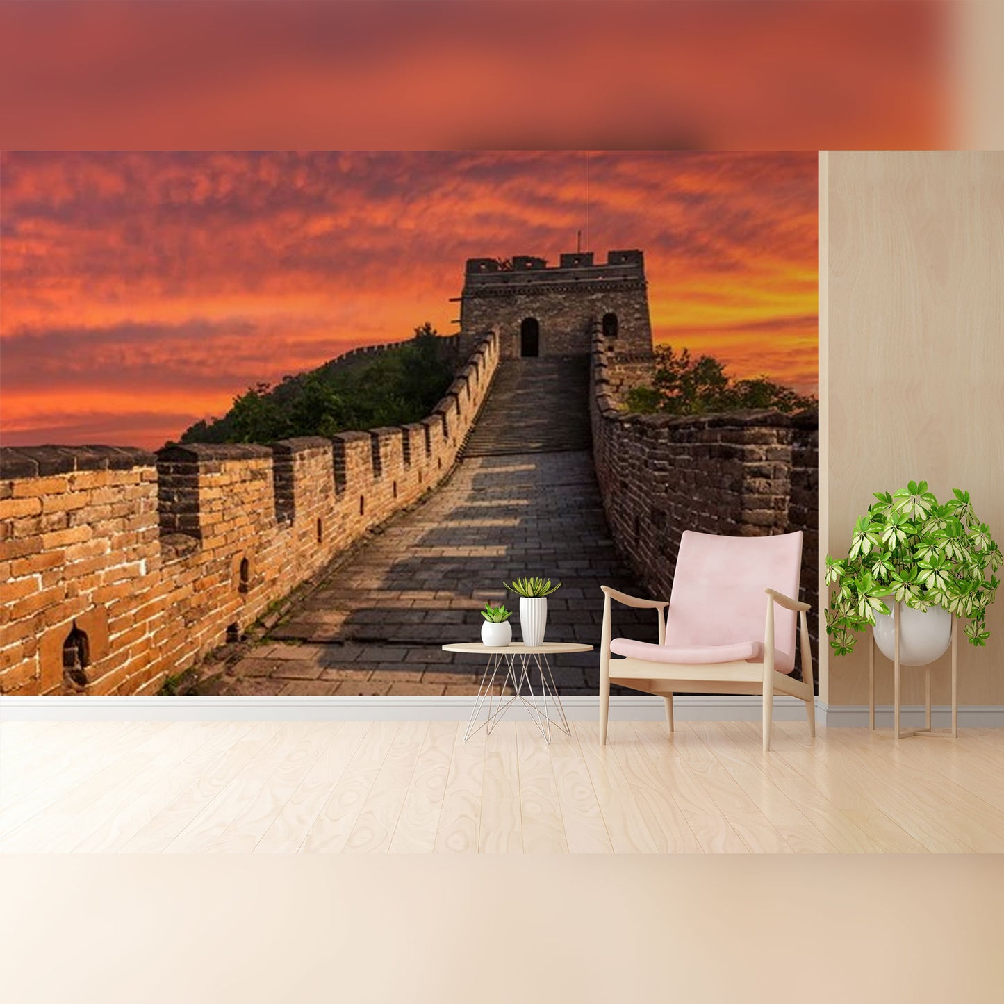 Sunset Over the Great Wall