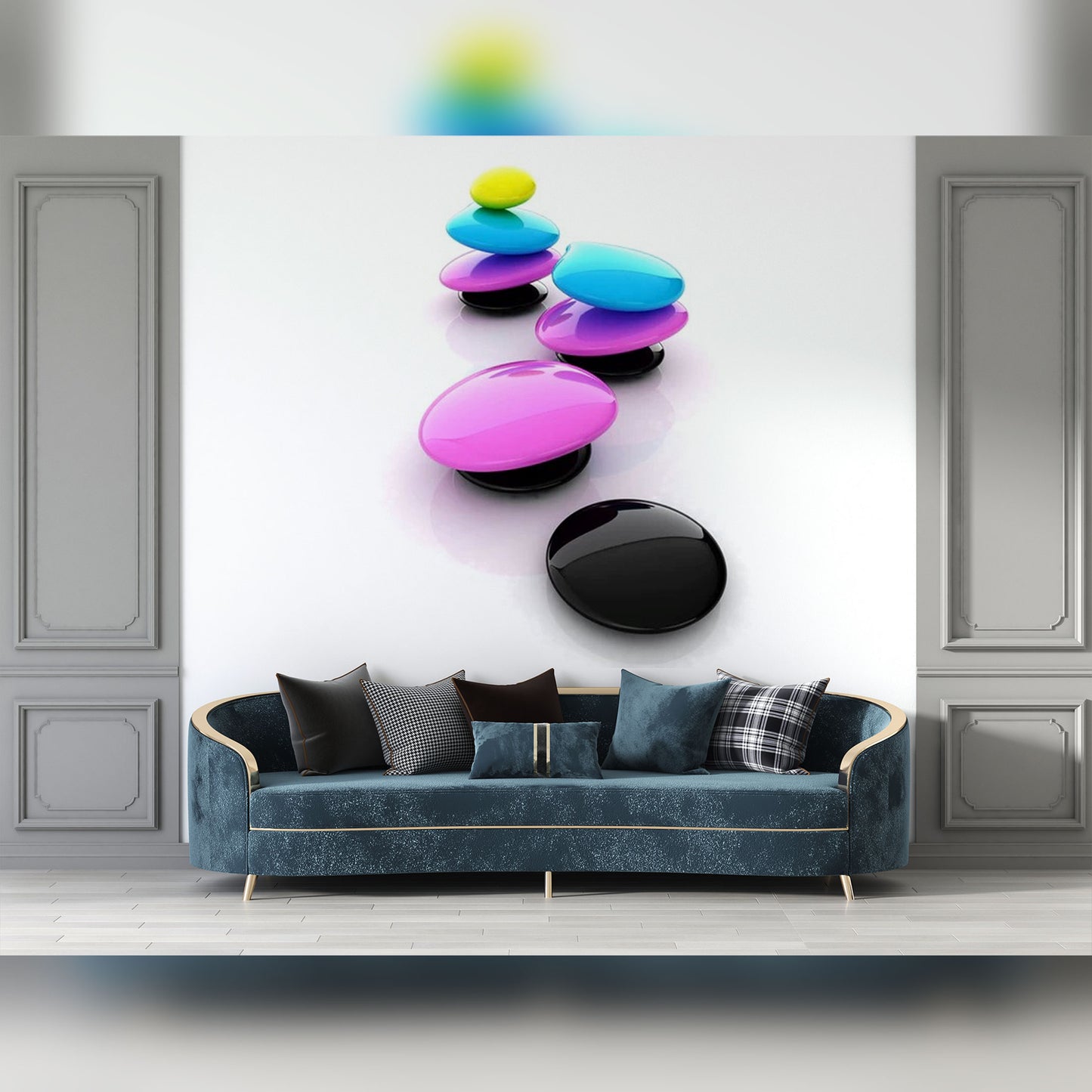 Colorful Harmony: Balancing Modern Zen