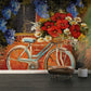 Floral Ride: A Vintage Bicycle's Blooming Journey