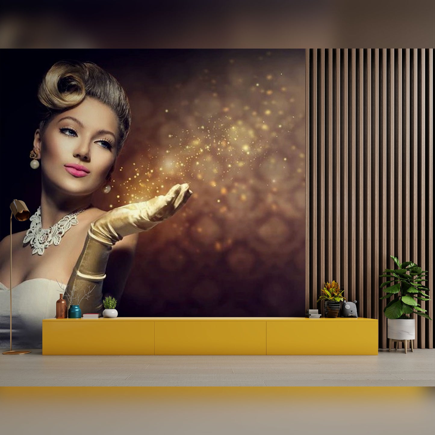 Golden Elegance: A Touch of Glamour