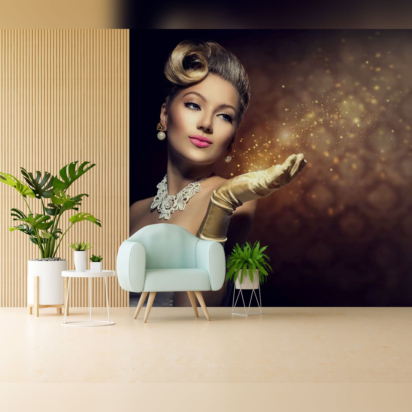 Golden Elegance: A Touch of Glamour