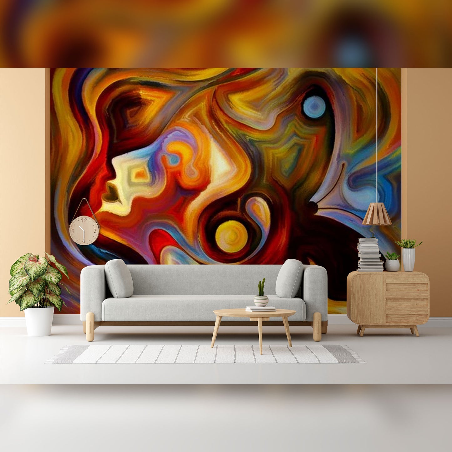 Abstract Living: A Fusion of Art and Comfort