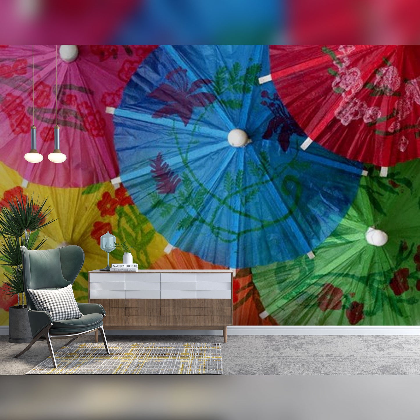 Colorful Cocktail Umbrellas