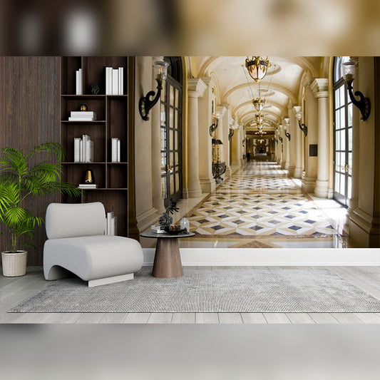 Opulent Hallway Elegance