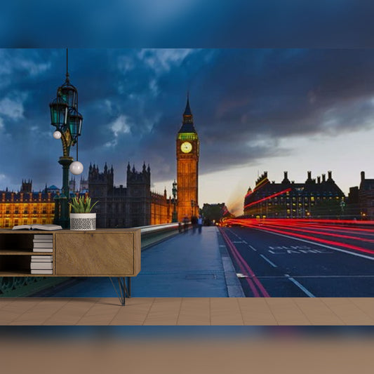 London at Dusk: Big Ben and City Lights