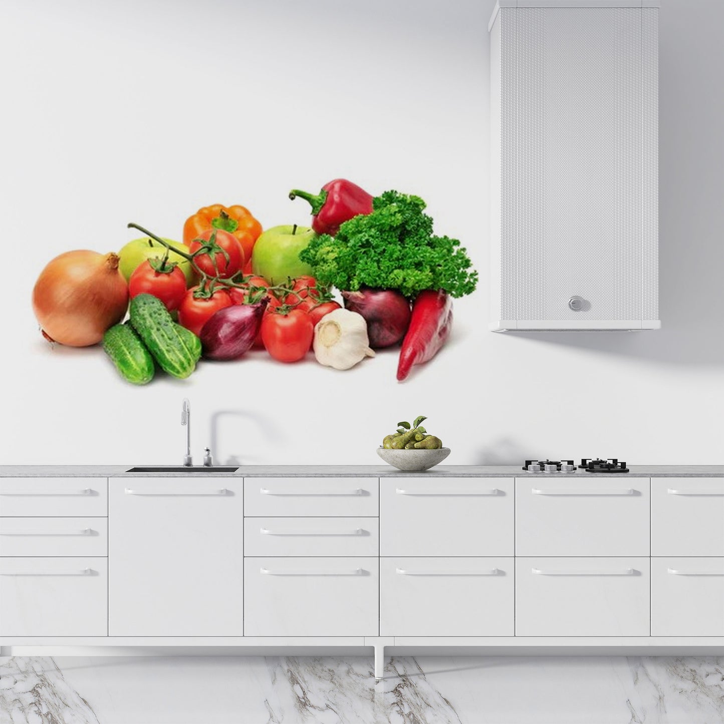 Fresh Assorted Vegetables on Display