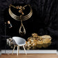 Elegant Gold Jewelry Display